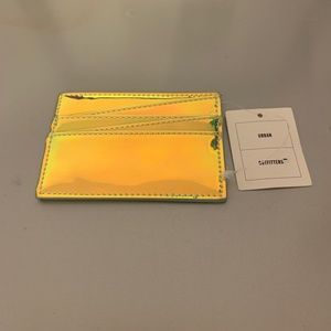 NWT Urban Outfitters Iridescent Card Holder/Case